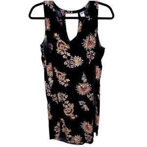 Old Navy Floral Shift Dress Sz L